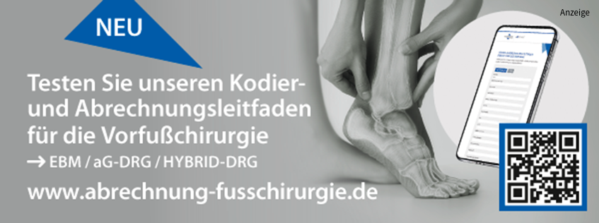 Marquardt axomed | Kodier- und Abrechnungsleitfaden für die Vorfußchirurgie