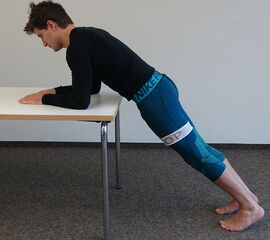 Ausgangsposition Übung Rumpfstabilisation - Level 3